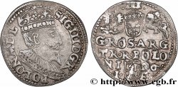 POLOGNE - ROYAUME DE POLOGNE - SIGISMOND III VASA Trois groschen ou trojak koronny 1596 Cracovie