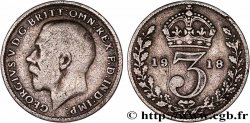 ROYAUME-UNI 3 Pence Georges V 1918 