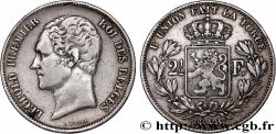 BELGIQUE - ROYAUME DE BELGIQUE - LÉOPOLD Ier 2 1/2 Francs, 2e type, petite tête nue 1848 Bruxelles