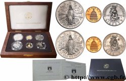 UNITED STATES OF AMERICA Coffret 6 monnaies Proof et BU bicentenaire du Congrès 1989 Denver, San Francisco, West Point