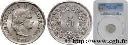 SUIZA 5 Centimes (Rappen) 1909 Berne