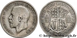 UNITED KINGDOM 1/2 Crown Georges V 1929 