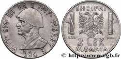 ALBANIA 2 Lek Victor-Emmanuel III d’Italie 1939 Rome