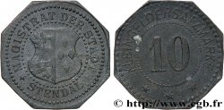 ALLEMAGNE - Notgeld 10 Pfennig ville de Stendal N.D. Nuremberg