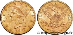 OR, PALLADIUM ET PLATINE INVESTISSEMENT 10 Dollars &nbsp;Liberty&nbsp; 1885 San Francisco