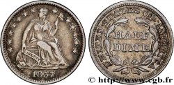 UNITED STATES OF AMERICA 1/2 Dime Liberté assise 1857 Philadelphie