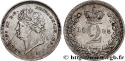 ROYAUME-UNI 2 Pence Georges IV buste lauré 1823 
