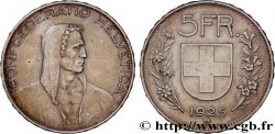 SUIZA 5 Francs berger 1925 Berne