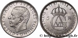SWEDEN 5 Kronor Gustave VI 1952 