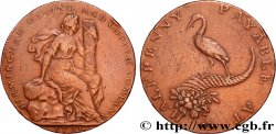 REINO UNIDO (TOKENS) 1/2 Penny Birmingham (Warwickshire)  1791 
