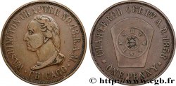 BRITISH TOKENS OR JETTONS 1 Penny 1858 