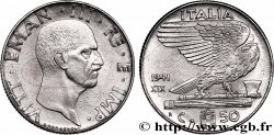 ITALIE 50 Centesimi Victor Emmanuel III an XIX 1941 Rome - R