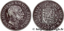 GERMANIA - HANNOVER 1 Thaler Ernest Auguste 1848 Clausthal