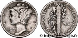 UNITED STATES OF AMERICA 1 Dime Mercury 1942 Philadelphie