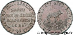 GERMANY - ANHALT Thaler des Mines 1852 Berlin XF 