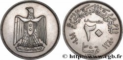 EGYPT 20 Piastres aigle AH1380 1960 