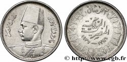 ÉGYPTE 2 Piastres Roi Farouk an AH1356 1937 