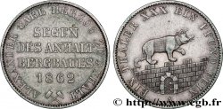 ALLEMAGNE - DUCHÉ D ANHALT-BERNBURG - ALEXANDRE CHARLES 1 Thaler des mines  1862 Berlin