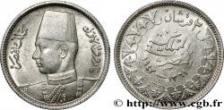 EGITTO 2 Piastres Roi Farouk an AH1361 1942 