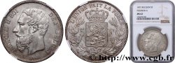 BELGIQUE - ROYAUME DE BELGIQUE - LÉOPOLD II 5 Francs  1873 