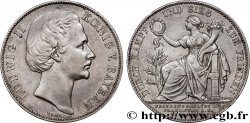 ALLEMAGNE - BAVIÈRE 1 Siegesthaler (thaler de la victoire) Louis II roi de Bavière  1871 
