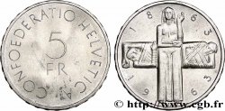 SUISSE 5 Francs centenaire de la Croix Rouge 1963 Berne 
