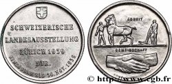 SUIZA 5 Francs Exposition de Zurich 1939 Huguenin - Le Locle