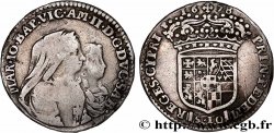 SAVOY - DUCHY OF SAVOY - VICTOR-AMADEUS II Demi-Lire (mezza lira) 1678 Turin