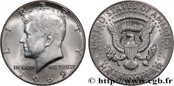 ÉTATS-UNIS D AMÉRIQUE 1/2 Dollar Kennedy 1969 Denver