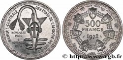 ÉTATS DE L&nbsp;AFRIQUE DE L&nbsp;OUEST (BCEAO) 500 Francs BCEAO 1972 Paris