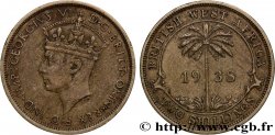 AFRICA DI L OVEST BRITANNICA 2 Shillings Georges VI 1938 Heaton