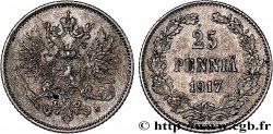 FINLAND 25 Pennia 1917 Helsinki MS 