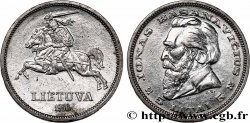 LITHUANIA 5 Litai chevalier Vitis / Dr Jonas Basanavicius 1936 