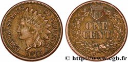 STATI UNITI D AMERICA 1 Cent tête d’indien 2e type 1863 Philadelphie