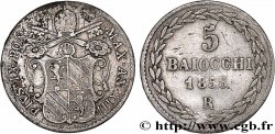 VATICAN - PIUS IX (Giovanni Maria Mastai Ferretti) 5 Baiocchi an XIII 1858 Rome