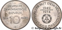 GERMAN DEMOCRATIC REPUBLIC 10 Mark 25 ans de la république démocratique 1974 Berlin