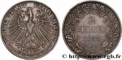 ALEMANIA - CIUDAD LIBRE DE FRáNCFORT 2 Gulden 1853 Francfort