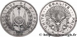 DJIBOUTI 5 Francs 1991 Paris
