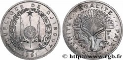 DJIBOUTI 5 Francs 1991 Paris