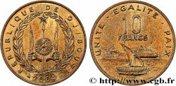 DJIBOUTI 10 Francs 2004 Paris