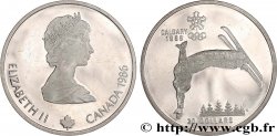 CANADA 20 Dollars Proof JO d’hiver Calgary 1988 Elisabeth II / Ski acrobatique 1986 Ottawa SPL 