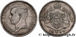 BELGIQUE 20 Francs Albert Ier légende Flamande 1934 
