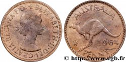 AUSTRALIA 1 Penny Elisabeth II 1964 Melbourne
