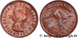 AUSTRALIE 1/2 Penny Élisabeth II 1964 Perth