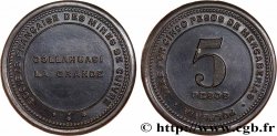 CHILI 5 Pesos Société Française des mines de cuivre - Collahuasi La Grande N-D 