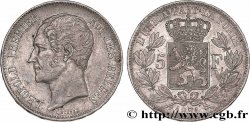 BELGIUM - KINGDOM OF BELGIUM - LEOPOLD I 5 Francs, tête nue 1851  XF 