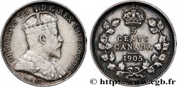 KANADA 5 Cents Édouard VII 1905 Londres