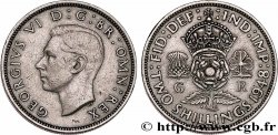 ROYAUME-UNI 2 Shillings Georges VI 1948  TTB+ 