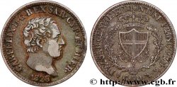 ITALY - KINGDOM OF SARDINIA - CHARLES-FELIX 50 Centesimi  1826 Turin