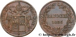 ITALY - PAPAL STATES - GREGORY XVI (Bartolomeo Alberto Cappellari) 1 Baiocco an V 1835 Rome